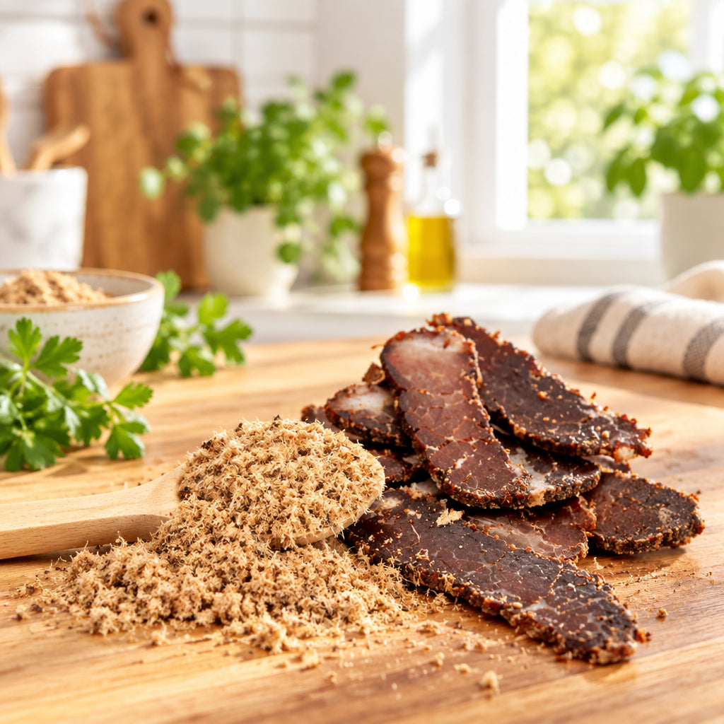 Biltong powder